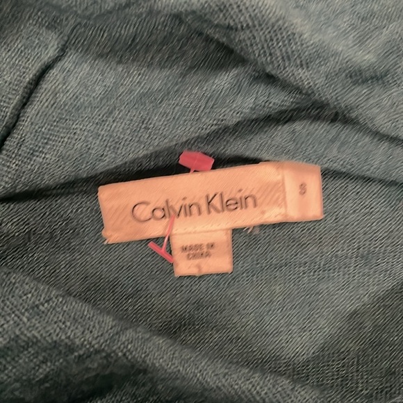 Calvin Klein long sleeve sweater teal wool blend for women size small - Picture 4 of 6